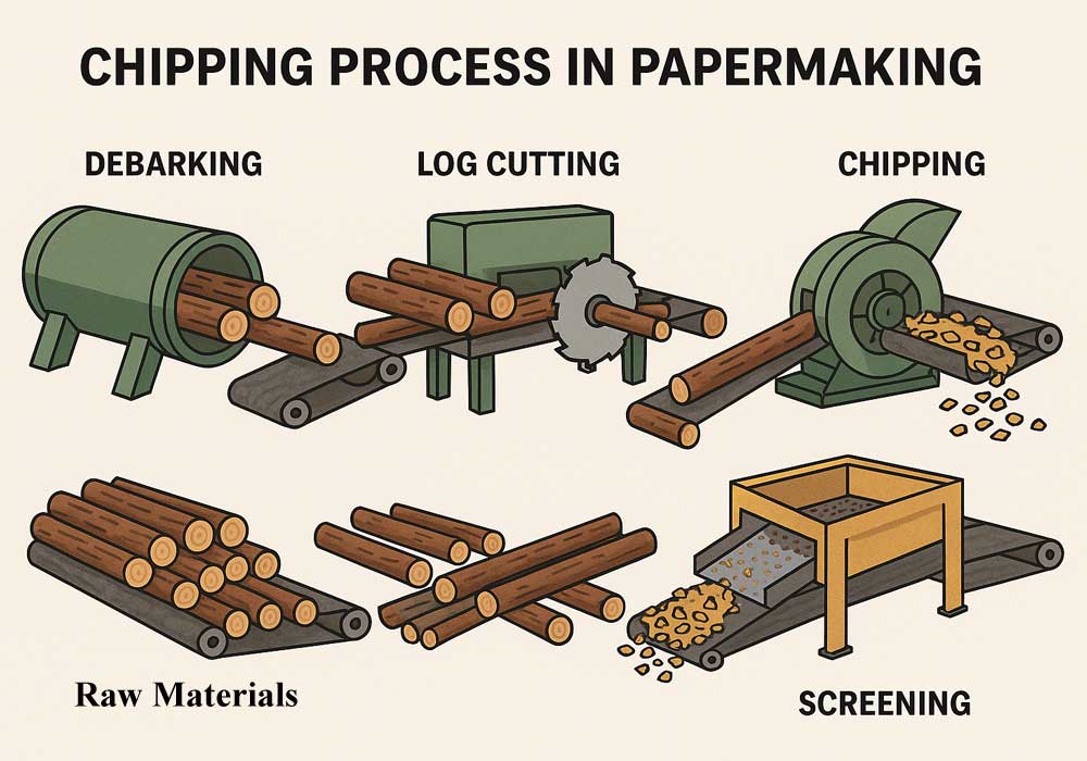 Chipping Process in Papermaking