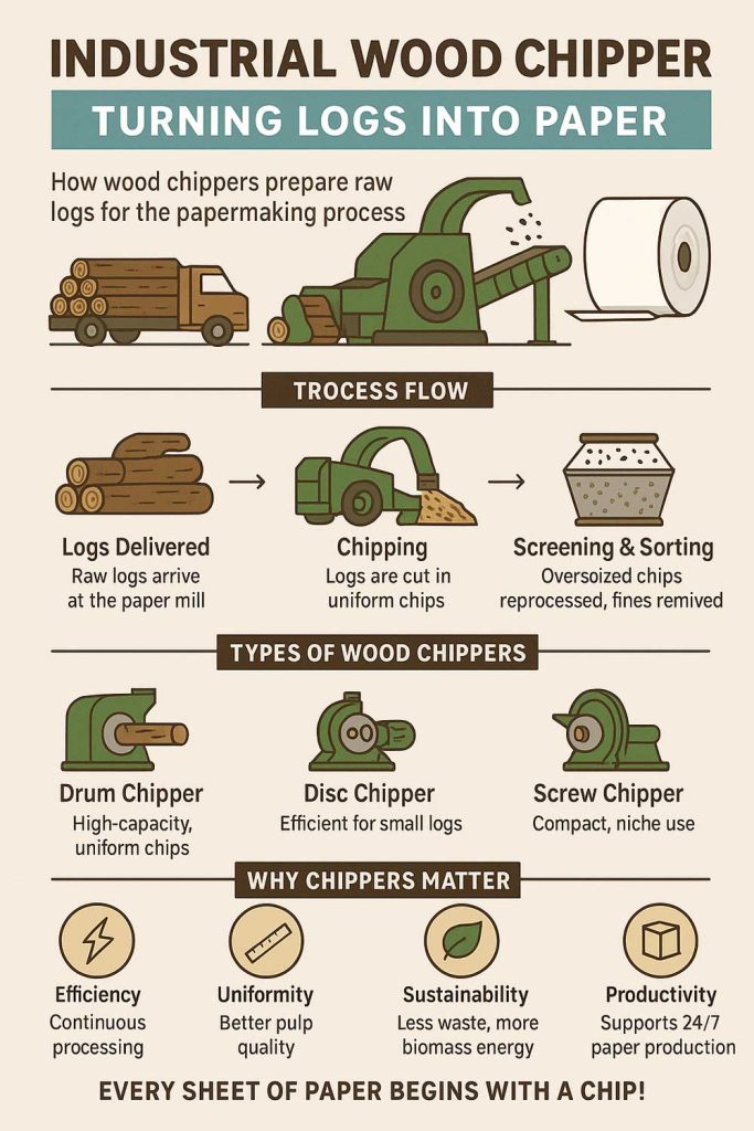 Industrial Wood Chipper infographic