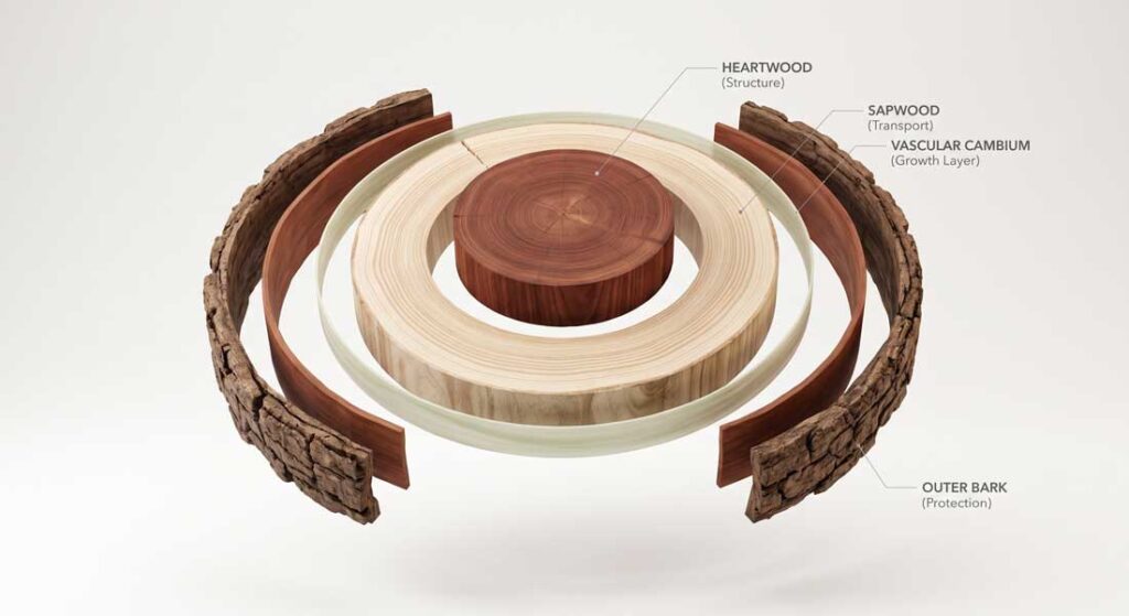 transverse cross-section